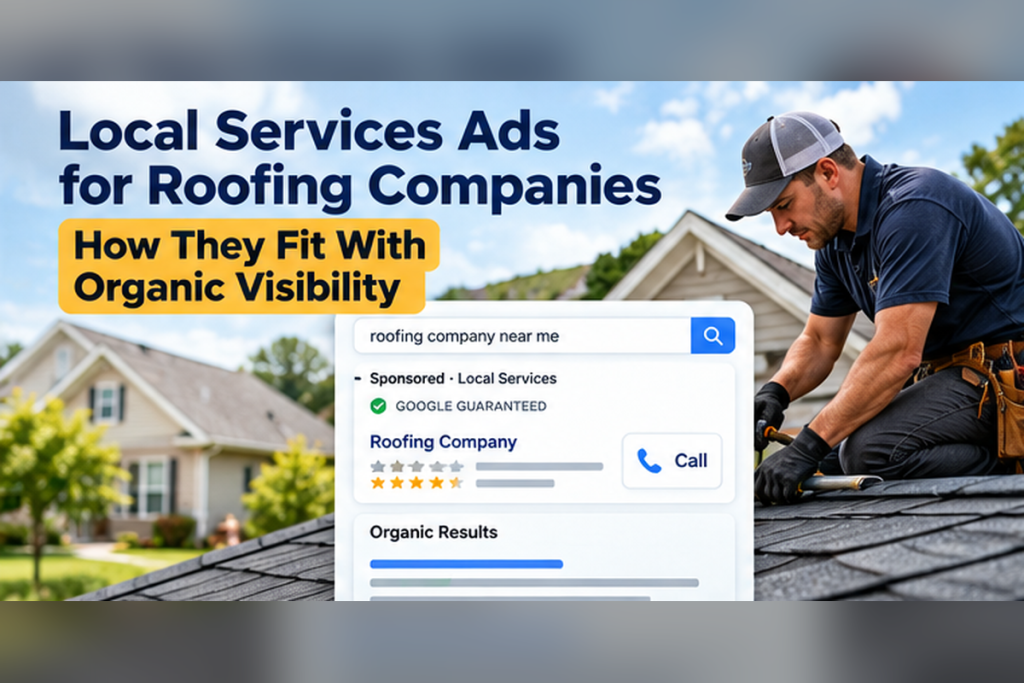 Local Services Ads for Roofing Companies: How They Fit With Organic Visibility